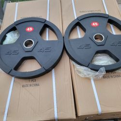 45LBS OLYMPIC WEIGHTS PAIRS 