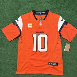 Denver Broncos Bo Nix Orange Jersey