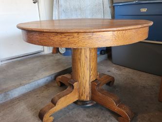 Solid wood table possible antique!