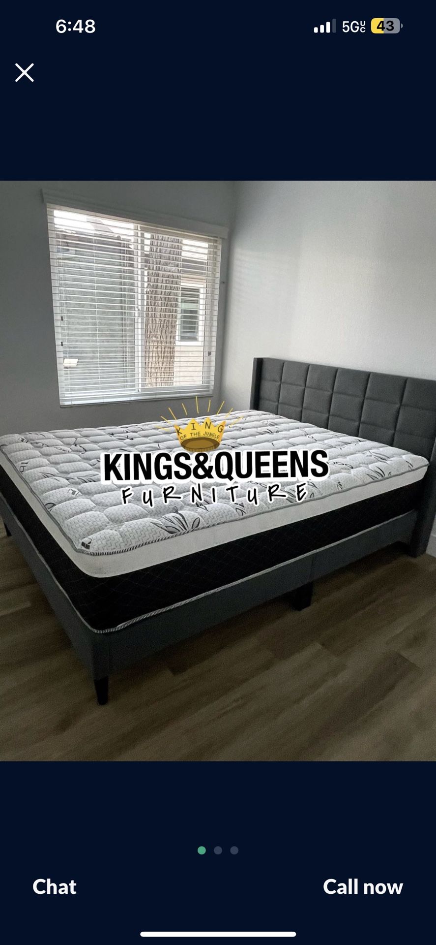 New Queen Bed Frame With Mattresss