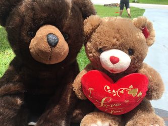 2 TEDDY BEARS