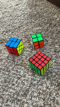 3 Rubik’s cubes