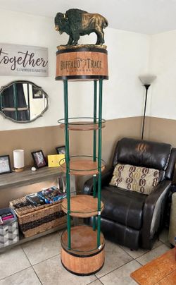 Buffalo trace display rack