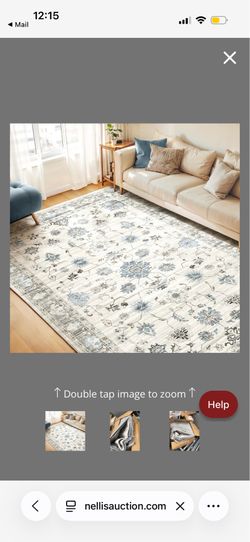 Machine washable 9x12 area rug