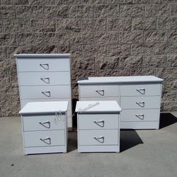 White Bedroom Dresser Set!