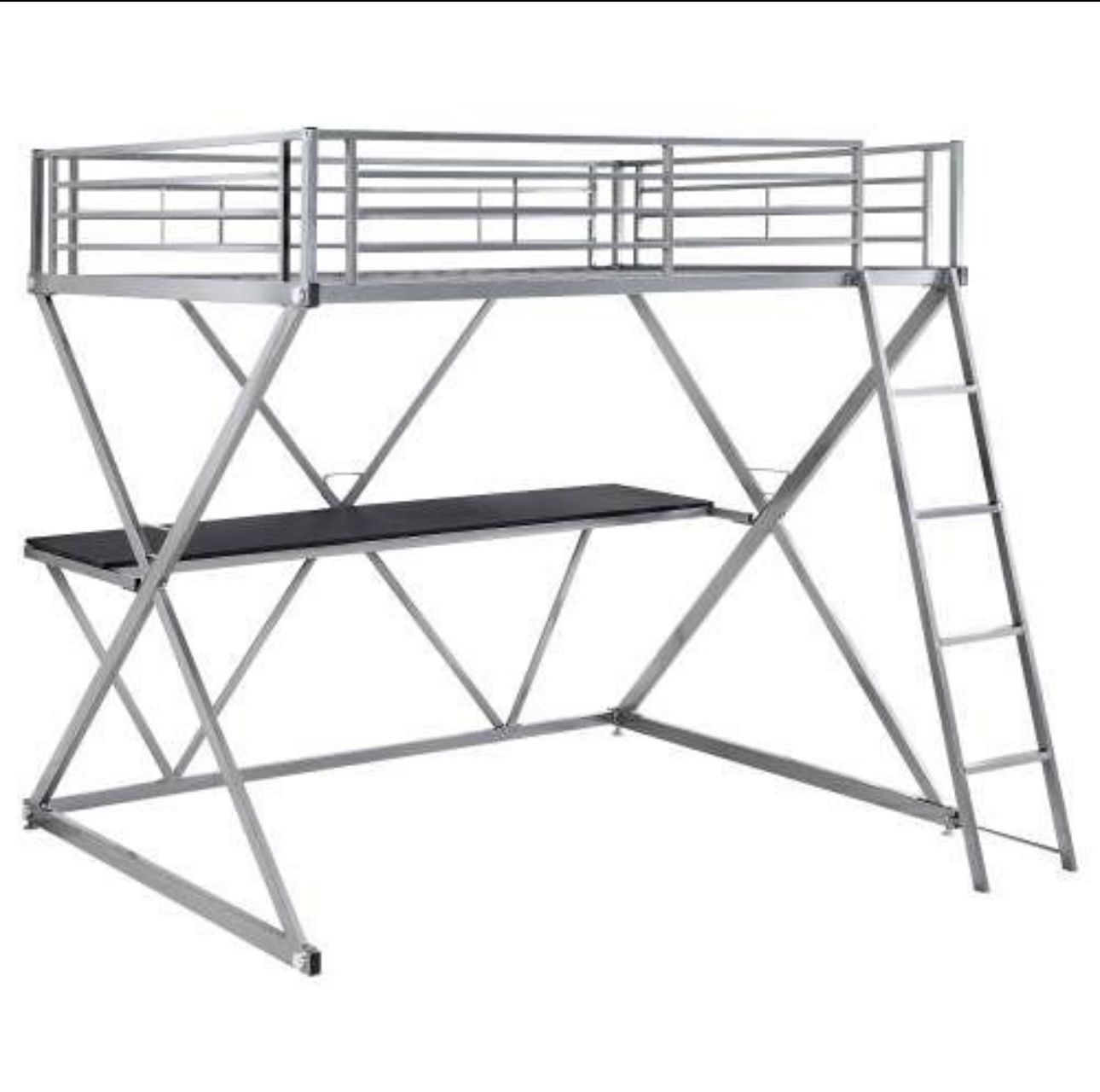 Twin Or Full Sized Work-station Loft Bed