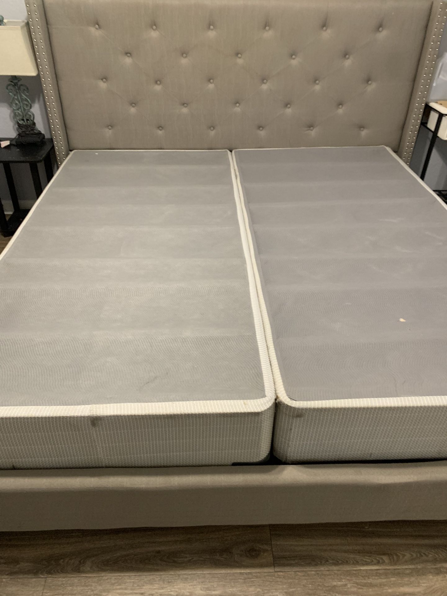 King Size Bed With Box Spring 