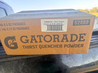 Gatorade Thirst Quencher Powder Fruit Punch Bulk Case