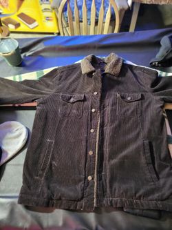 Vintage Gap Corduroy Jacket Sherpa Lined Size LG Fits Like 2xl
