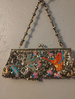 Butterfly Vintage Purse