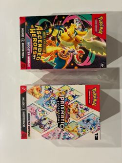 Pokémon TCG Booster Bundle Prismatic Evolutions and Ascended Heroes