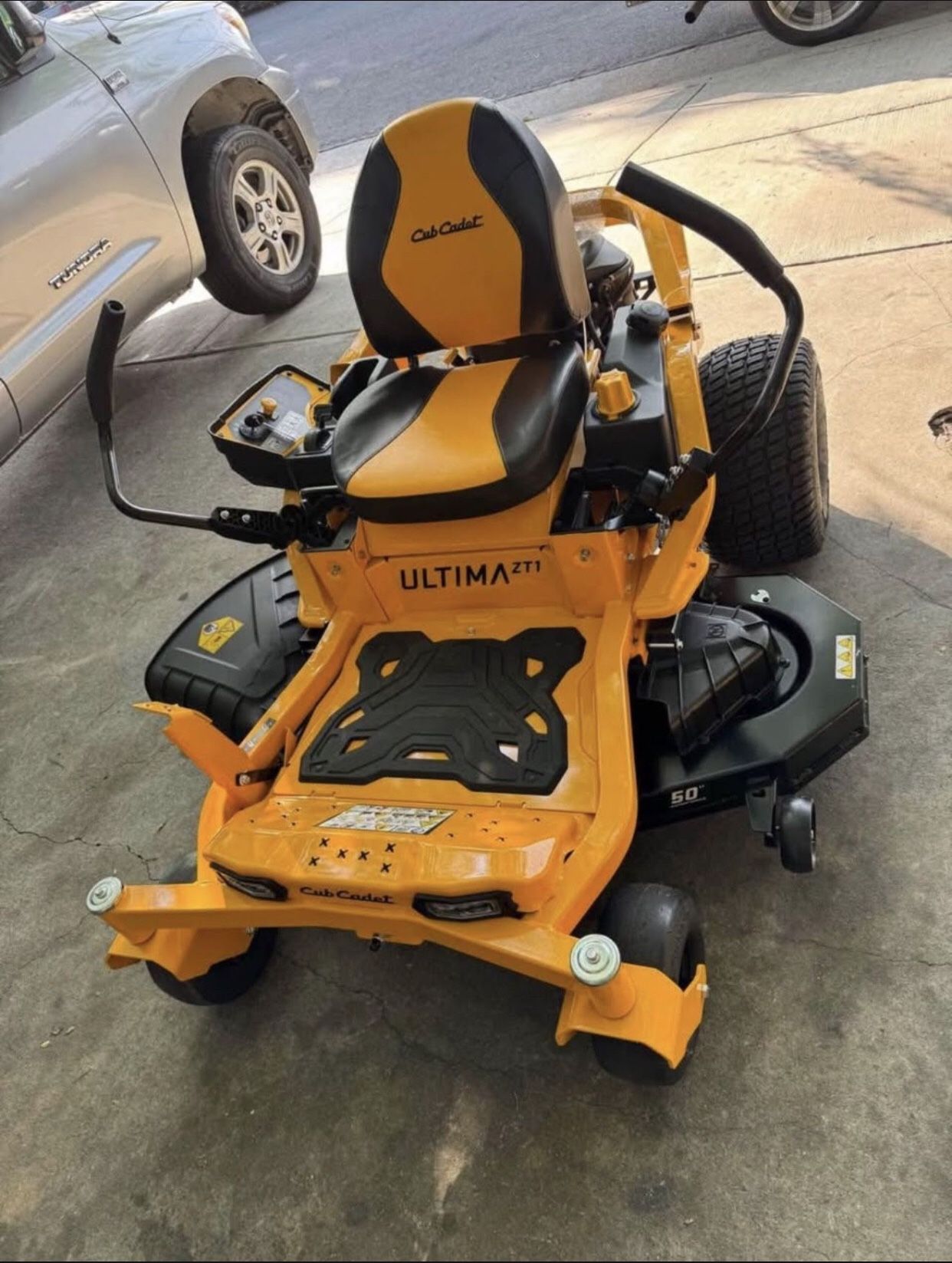 Cub Cadet Ultima ZT1 50 in. Fabricated Deck 23HP V-Twin Kawasaki FR Series Engine Dual Hydro Drive Gas Zero Turn Riding Lawn Mower