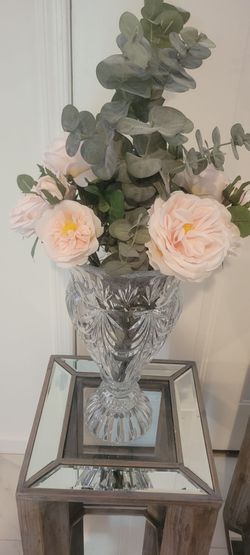 Cut Crystal Glass Vase