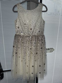 Girls Off White Dress H & M Size: US 7