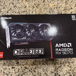 NEW ASRock AMD Radeon RX 9070 Challenger Triple Fan 16GB GDDR6 PCIe 5.0 Graphics Card
