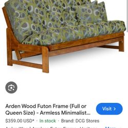 Queen Wood Futon Frame 