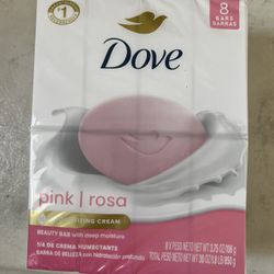 Dove Pink Rosa Soap 8 Pack