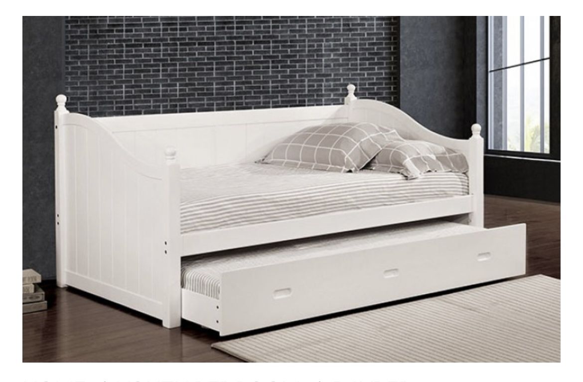 White Daybed With Trundle