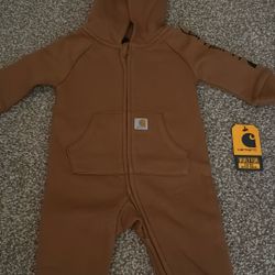 Carhartt Fleece Hooded Coveralls 