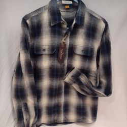 Taylor Vintage Women's Quilted Flannel Shirt Size Small 