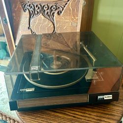 Vintage Mid Century Turntable Record Player — BSR McDonald 510 4-speed Automatic Record Changer/Turntable — Working Condition
