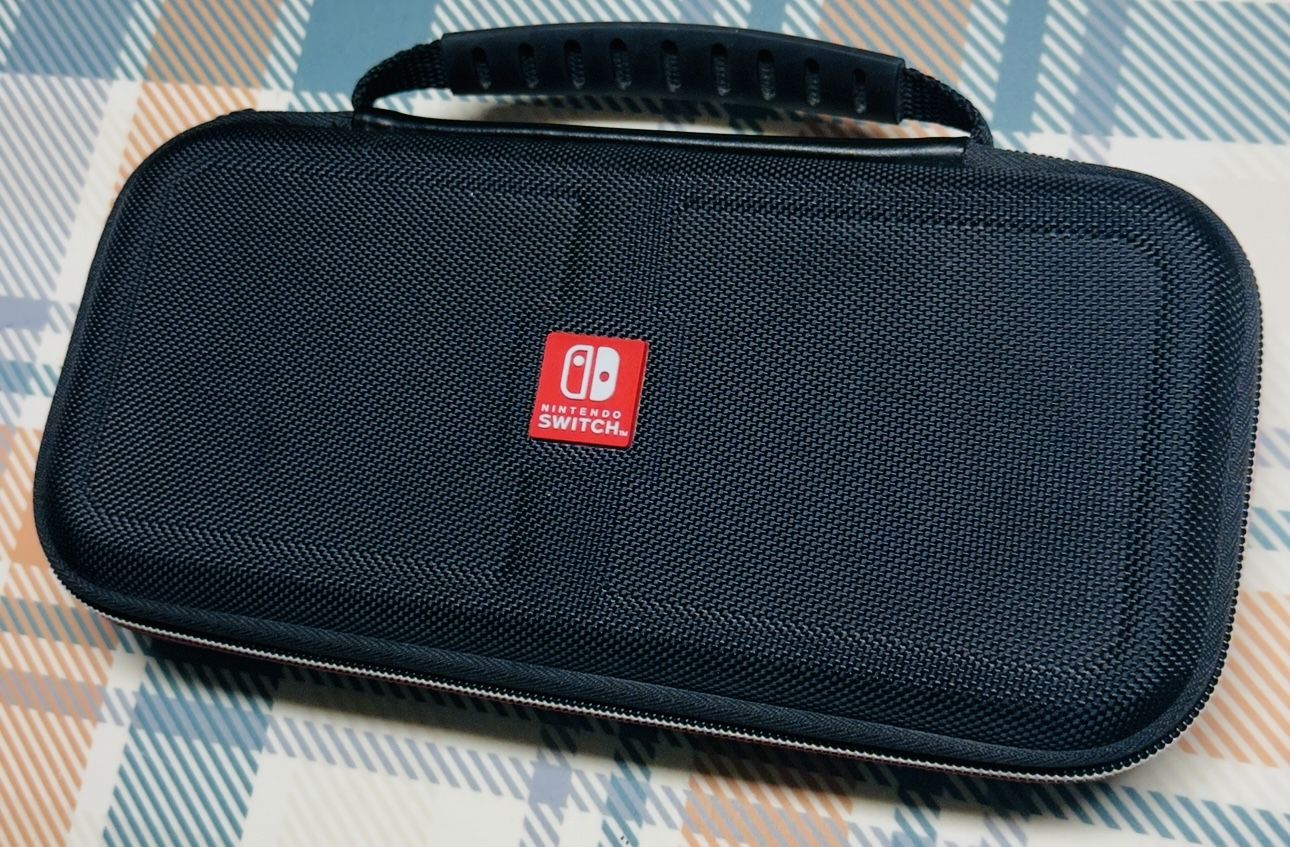 Nintendo Switch Game Traveler Travel Stand Carrying Case Black Fits OLED Or Lite