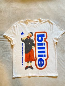 2025 Billie Eilish White Shirt Medium Hit Me Hard And Soft Tour Concert Official