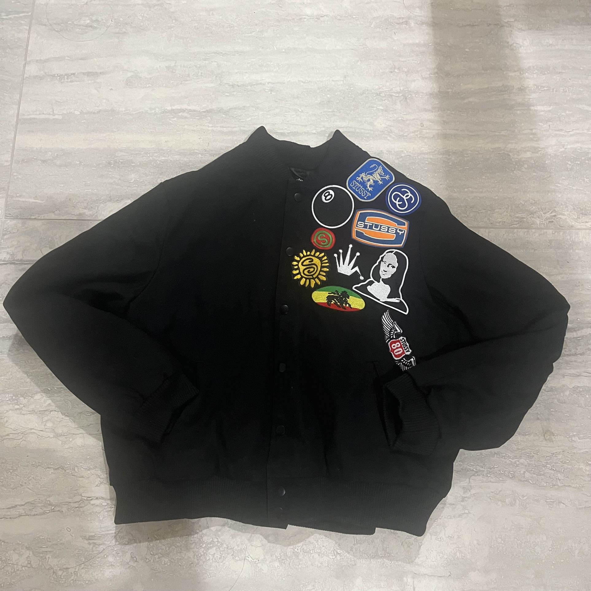 STÜSSY SOUVENIR PATCH STADIUM BOMBER JACKET for Sale in Scottsdale 