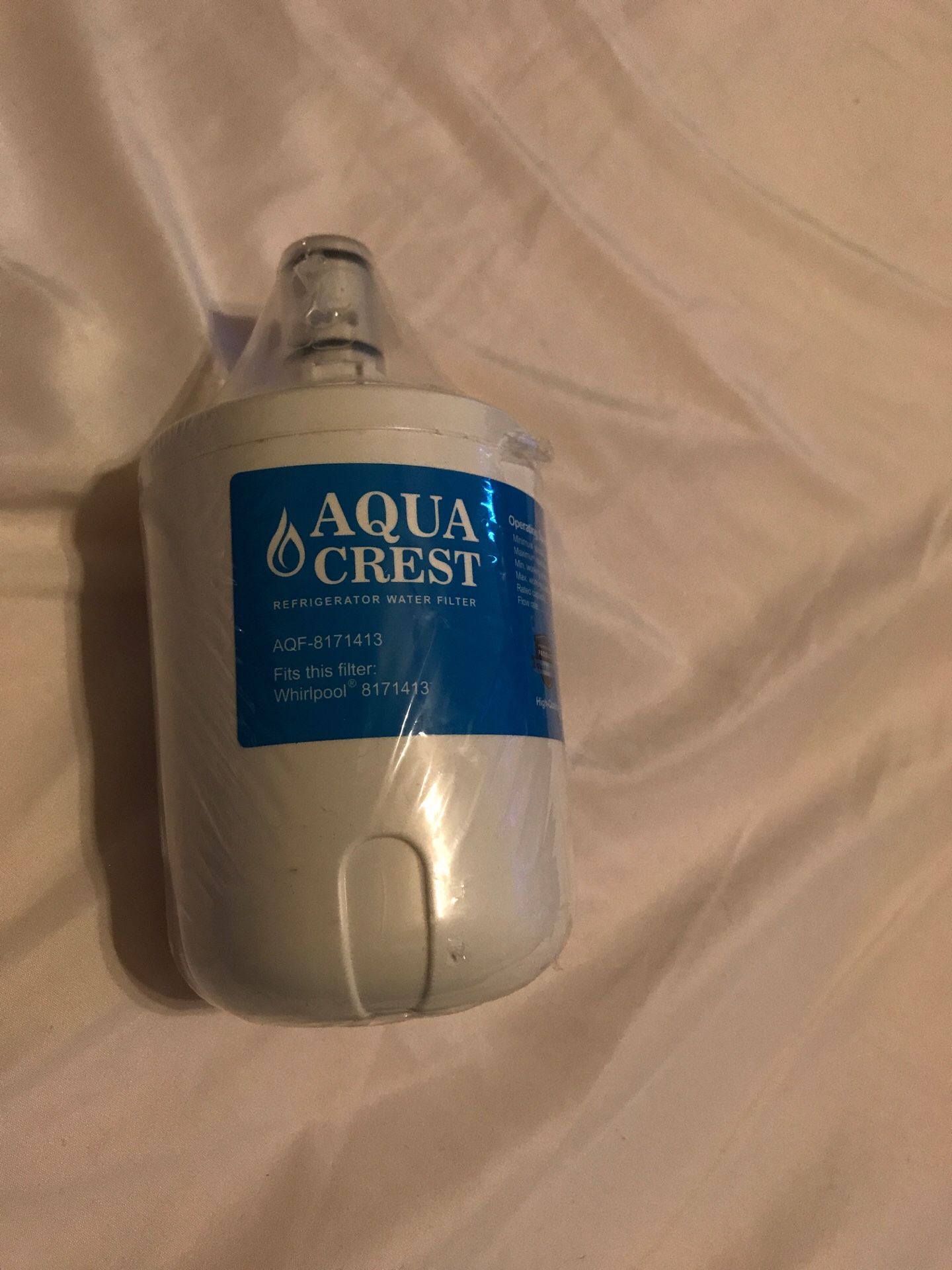 Aqua Crest AQF-(contact info removed) water filter Fitis WHIRLPOOL (contact info removed)