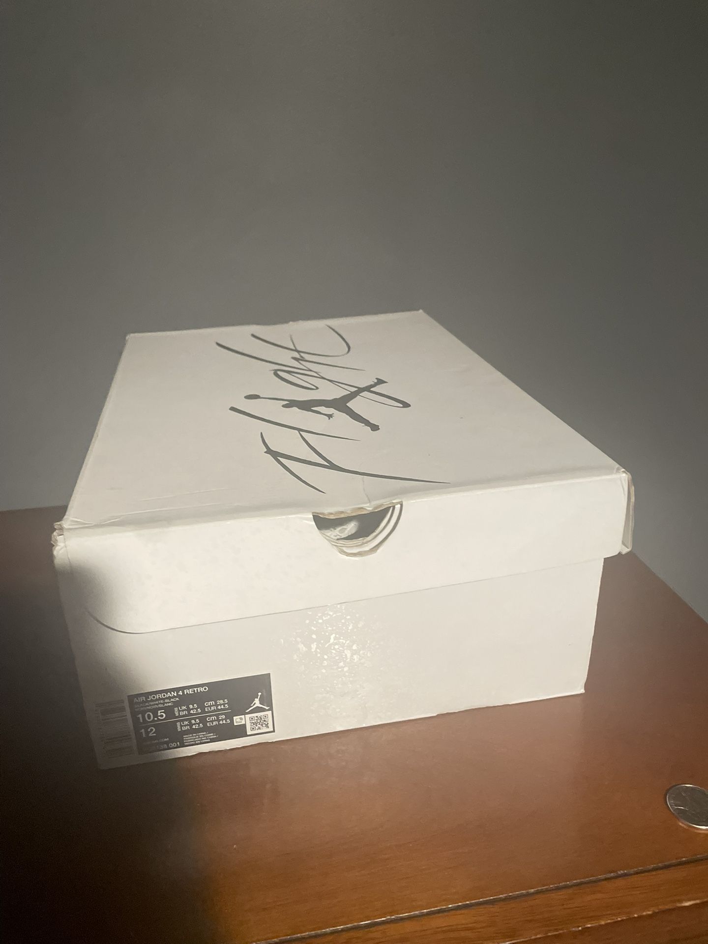 Jordan 4 White Thunder