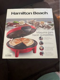 🌮 Brand New Hamilton Beach Quesadilla Maker 🌮