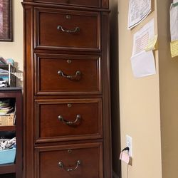 Filing Cabinet.   Solid Wood