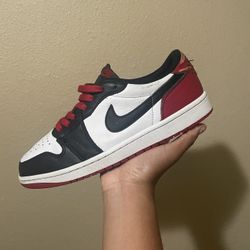 Air Jordan 1 Low “Black Toe” 