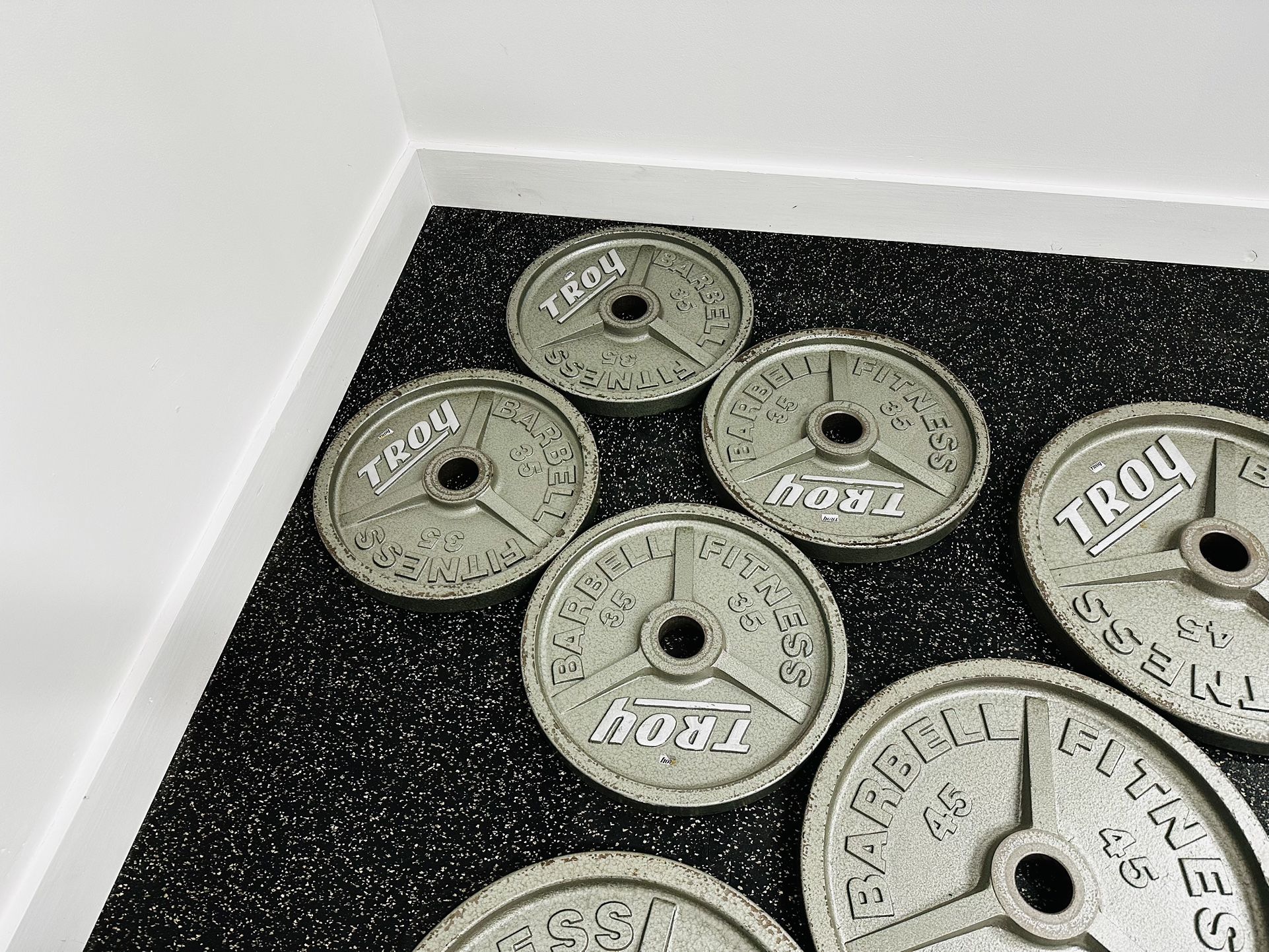 TROY HO Machined Olympic Plate - Wide Flange - Gym Equipment - Fitness