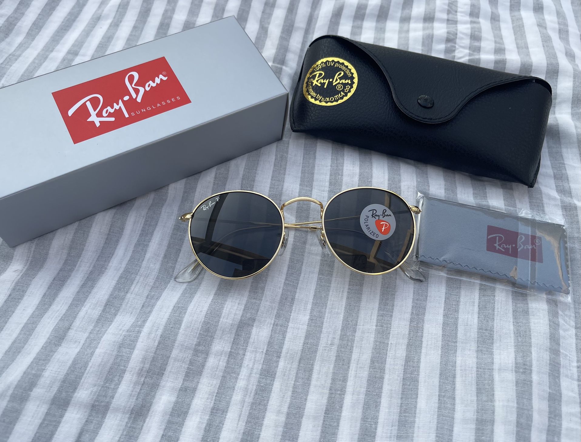 Round 3447 Polarized Lenses Unisex Sunglasses