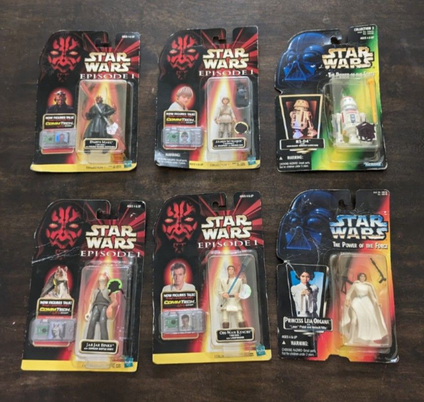 90's Star Wars Sealed And Used Toys.