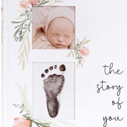 Brand new in box $18 Baby Book Keepsake - Simple Baby Milestone Book for Boy or Girl - Baby Journal & Pregnancy Memory Book - Monthly Milestone Recor