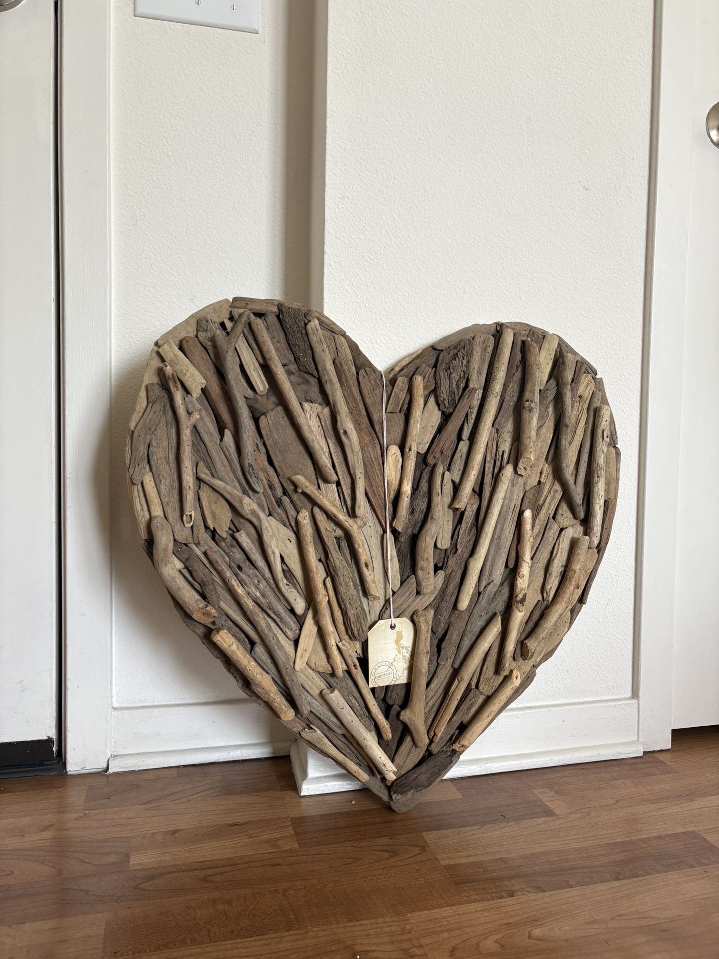 Drifted Wood Heart Shaped Decor