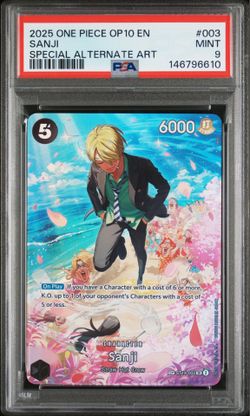One Piece Sanji SP PSA 9