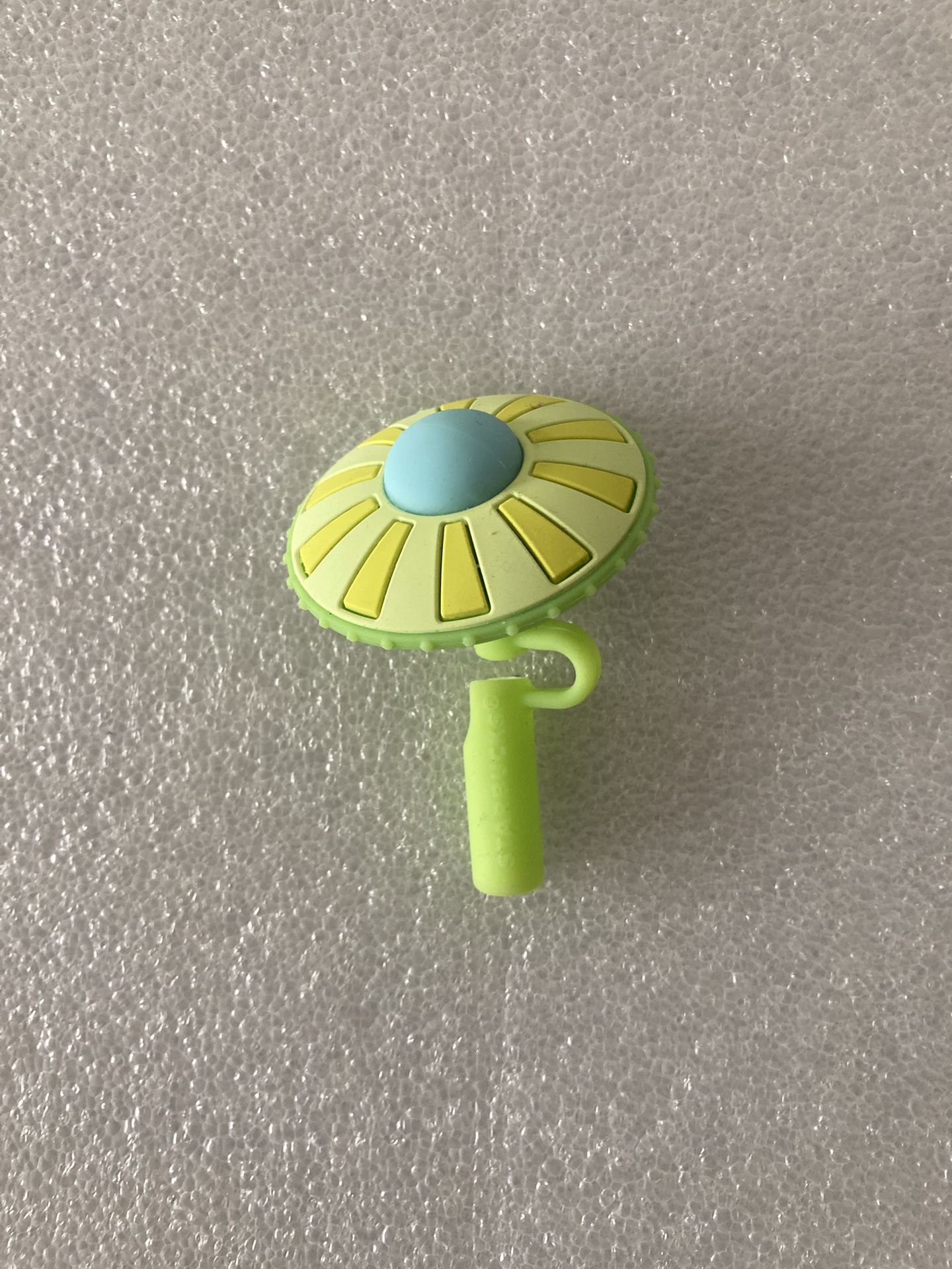 2024 STARBUCKS EXTRATERRESTRIAL GLOW IN THE DARK UFO SPACESHIP STRAW TOPPER