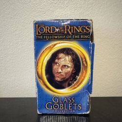 Lord Of The Rings Glass Goblet Cup