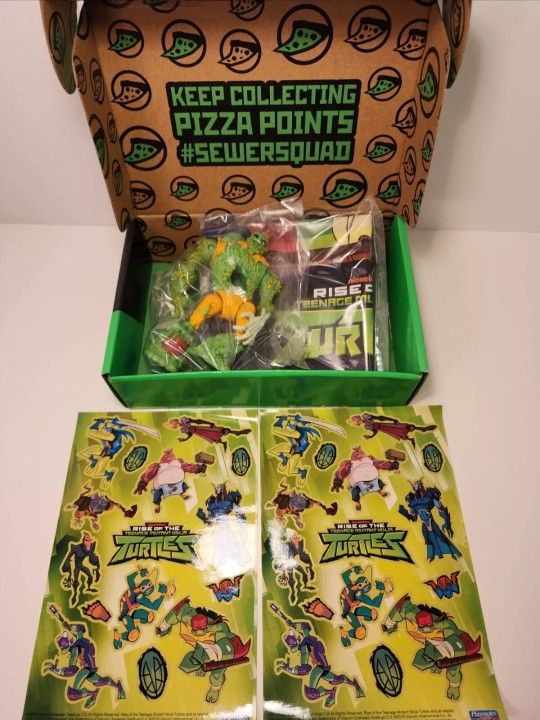 2018 Rise of the TMNT MUCKMAN Sewer Squad Pizza Points Exclusive Mailaway NEW