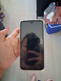 Blue smartphone