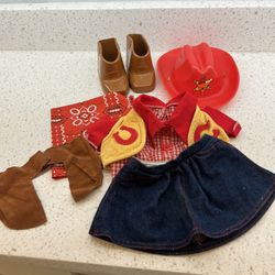 Vintage Cabbage Patch Western Outfit