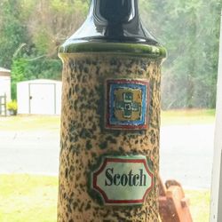 West Germany Pottery Decanter