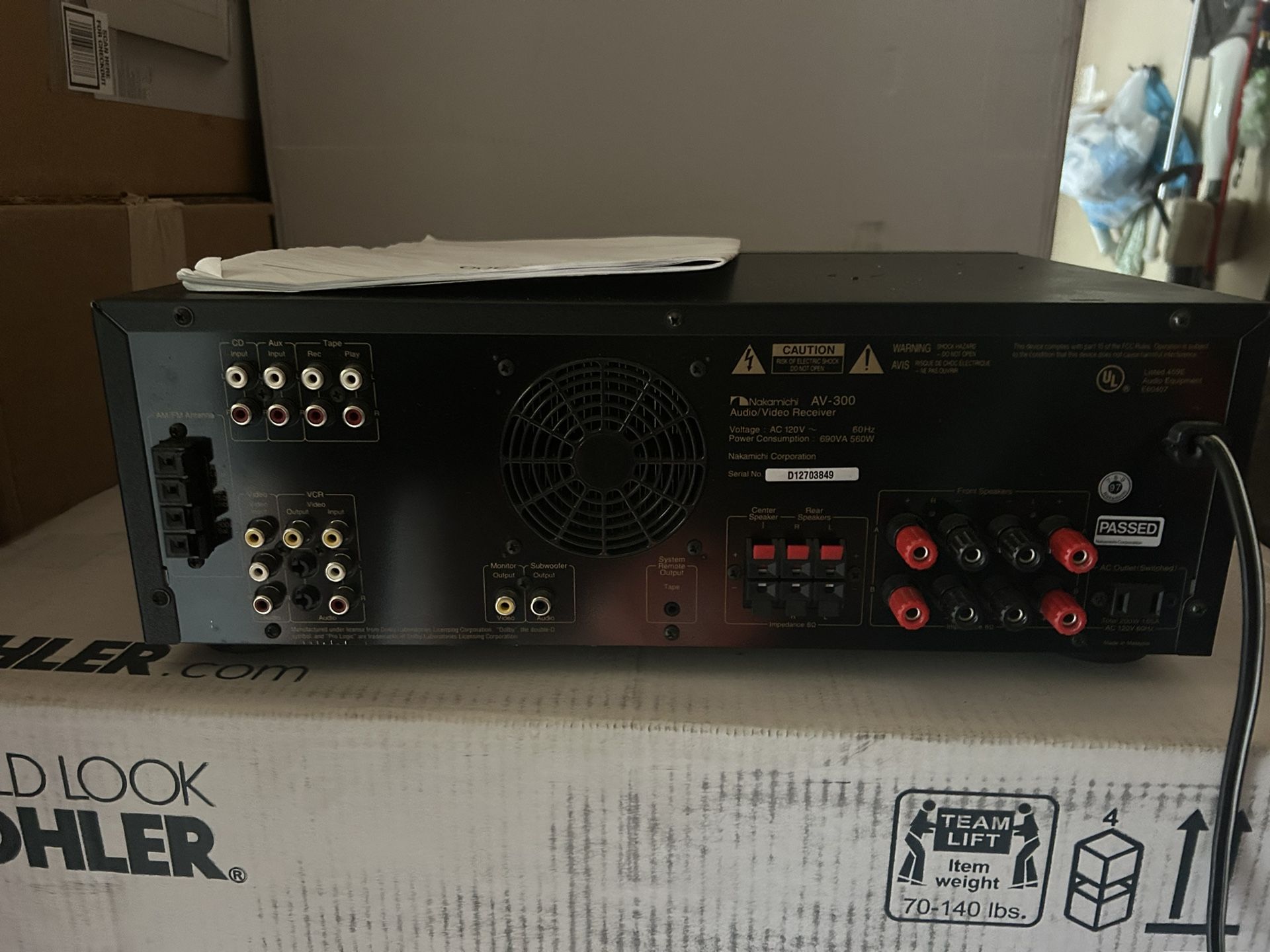 AV-400/AV-300 Audio/Video Receiver