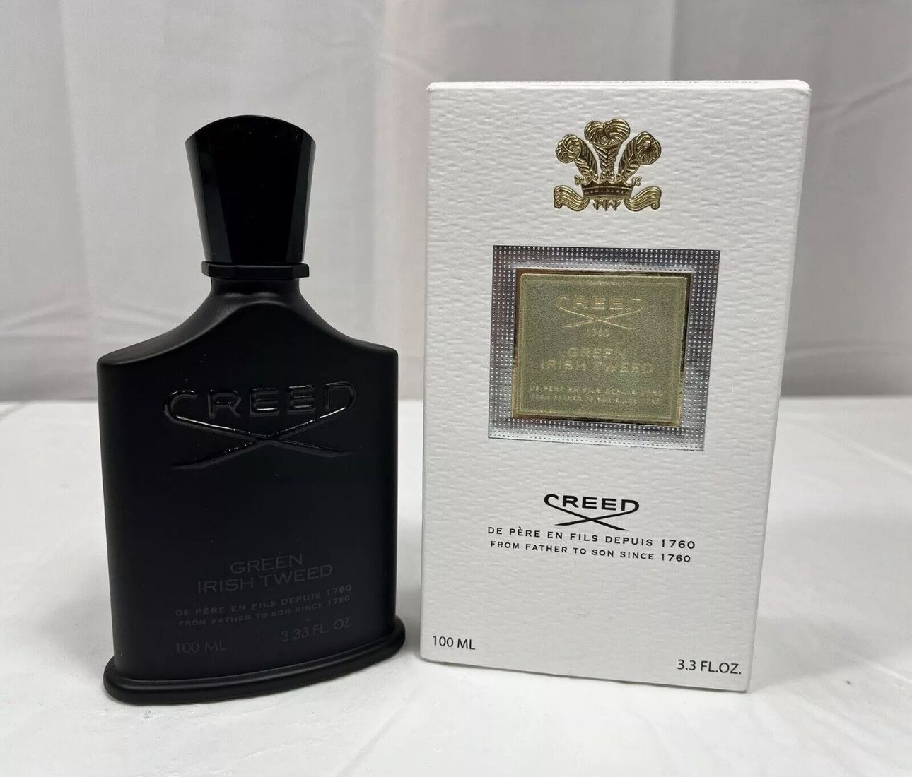 Creed Green Irish Tweed 3.3 Oz / 100ml Men's Eau de Parfum Spray - New In Box