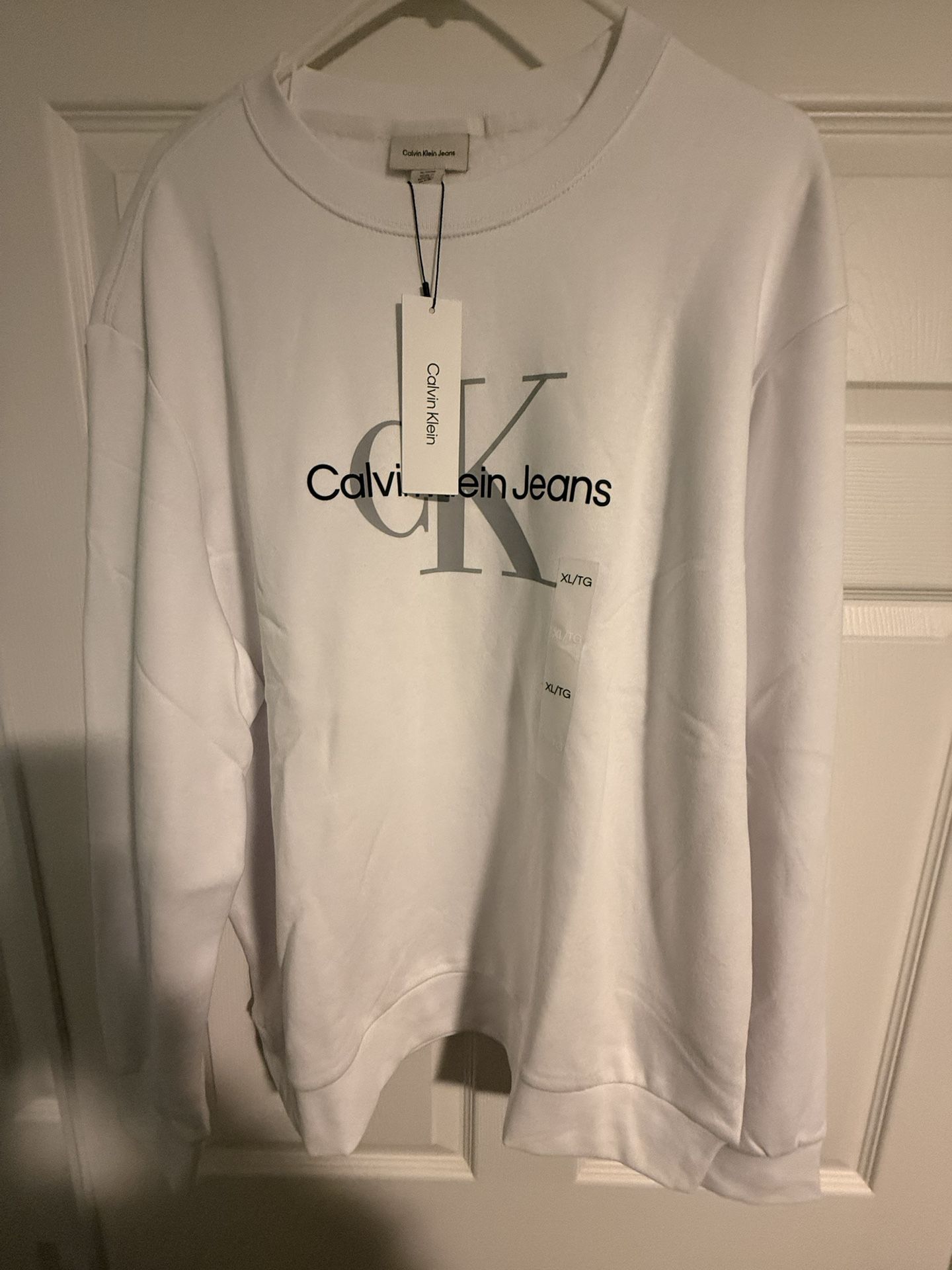 White Calvin Klein Jeans Sweater