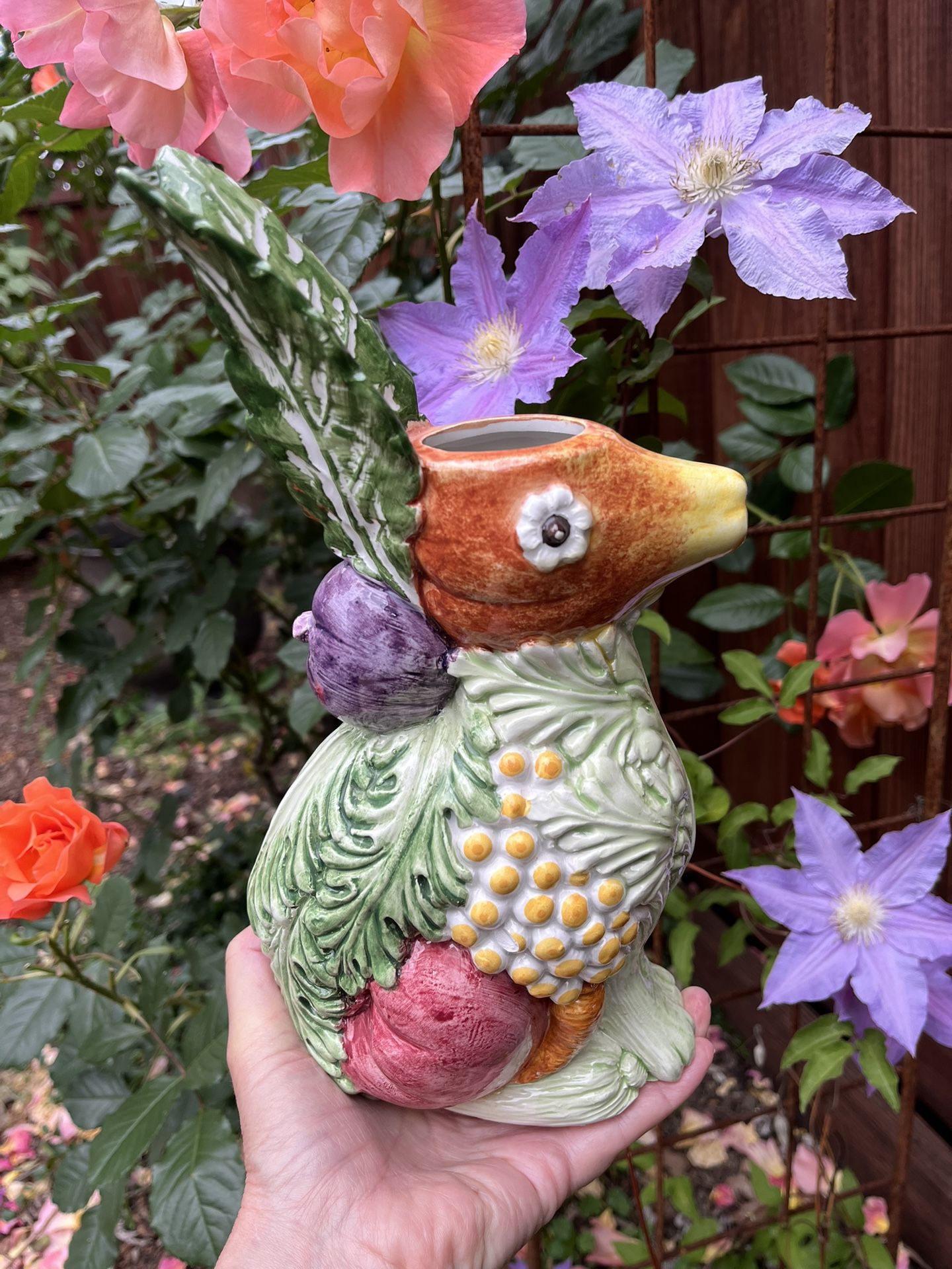 Vintage Italian Bunny Vase