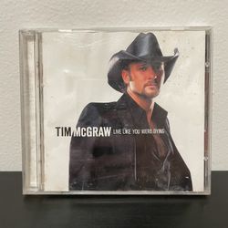 Tim McGraw Live Like You Were Dying CD Album Country Music Y2K Retro 2004
